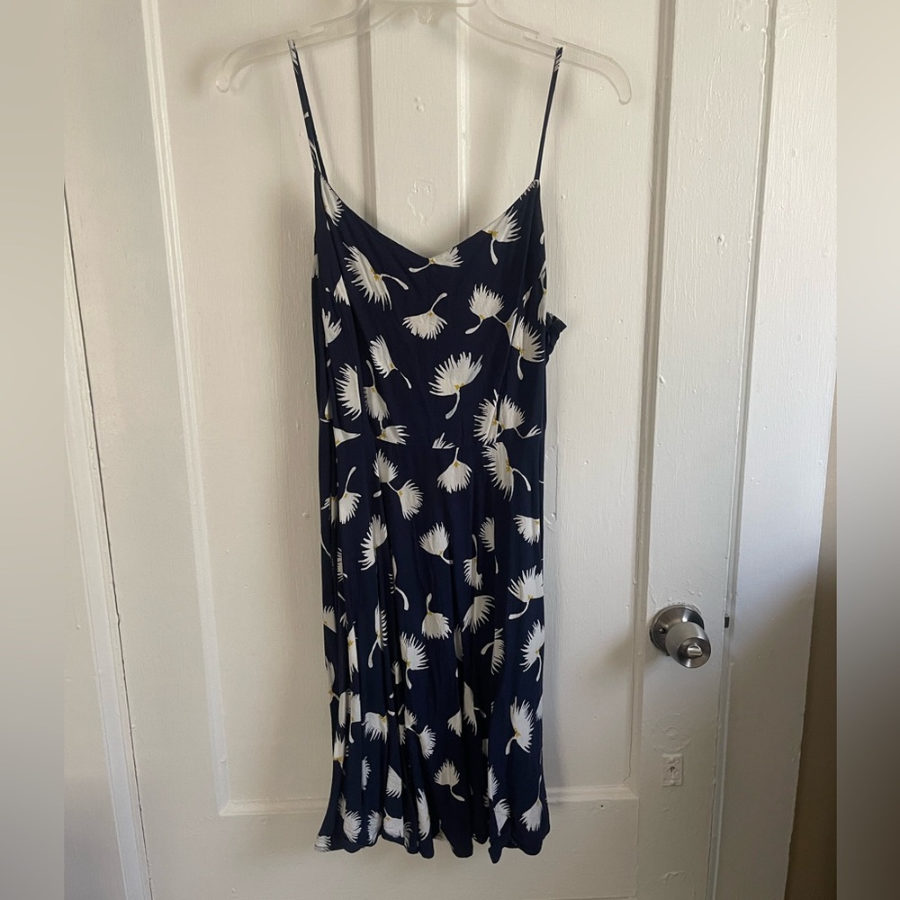 Navy blue sundress old navy size L